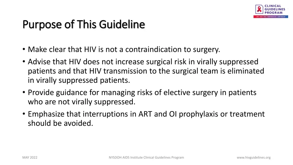 purpose of this guideline purpose of this