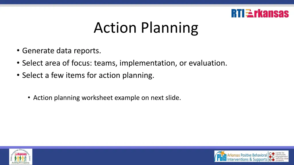 action planning
