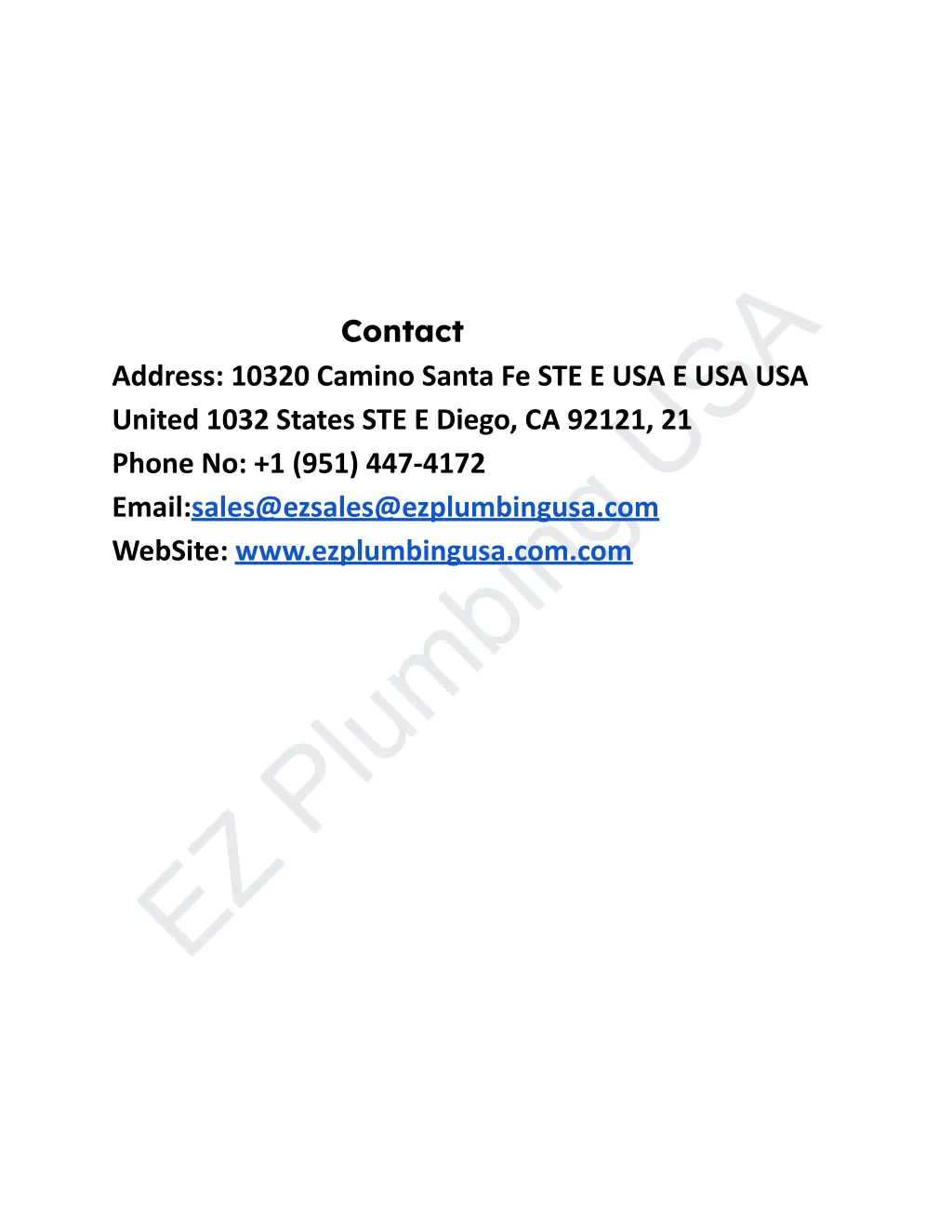 contact address 10320 camino santa