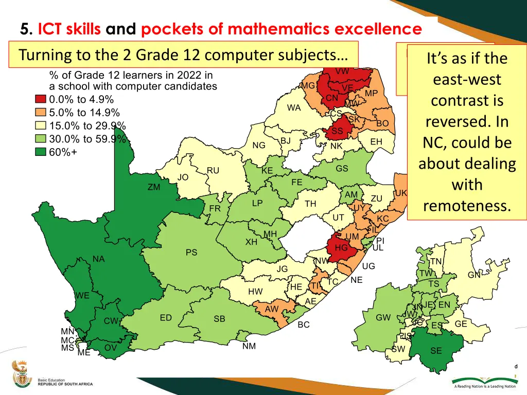 5 ict skills and pockets of mathematics excellence