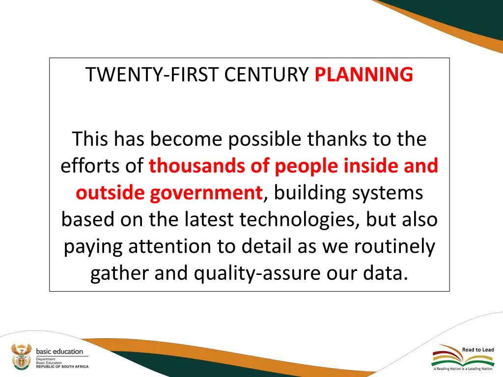 twenty first century planning