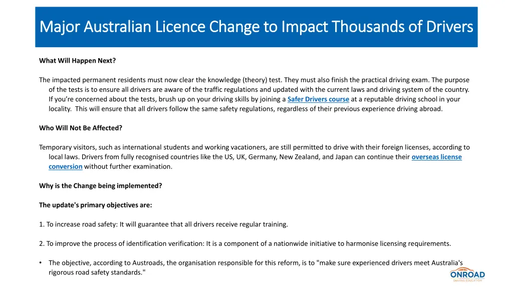 major australian major australian licence 2