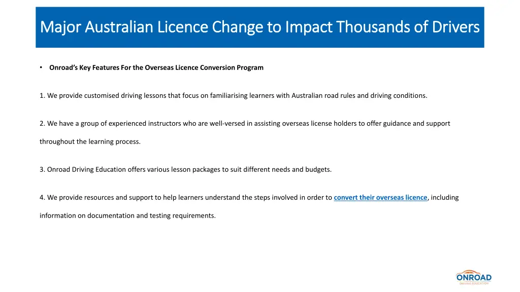 major australian major australian licence 4
