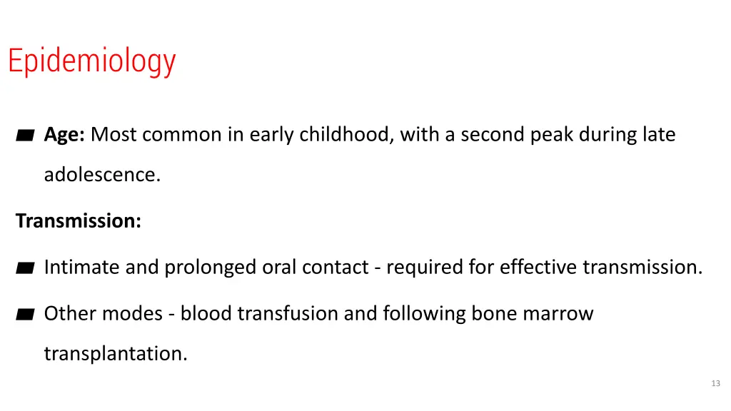 epidemiology