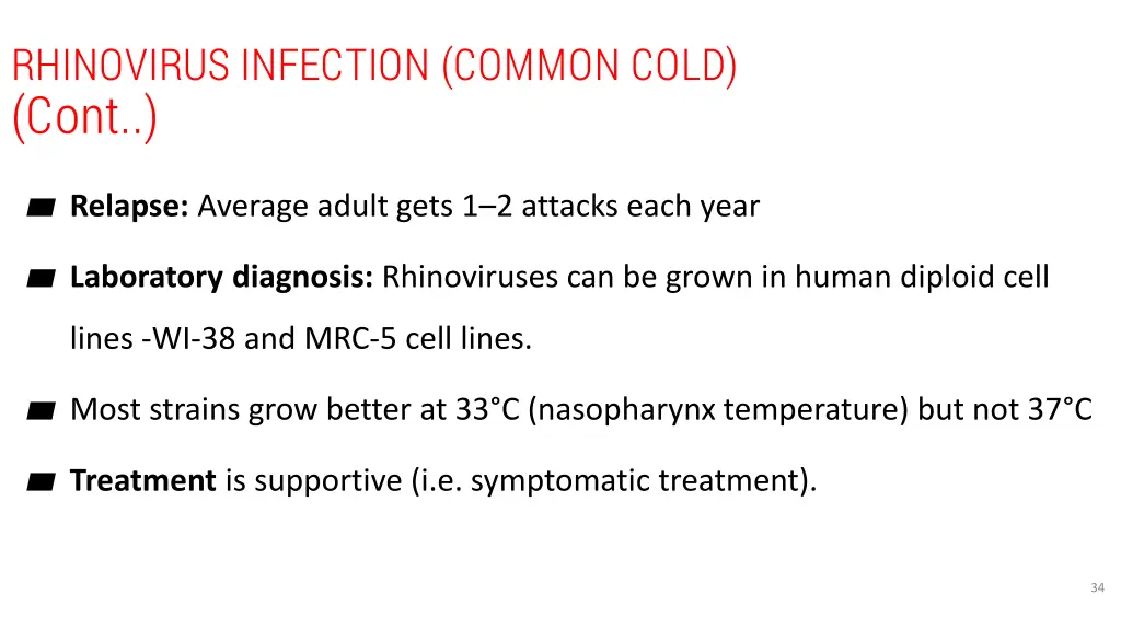 rhinovirus infection common cold cont 3