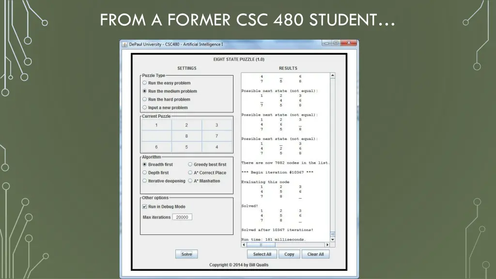 from a former csc 480 student