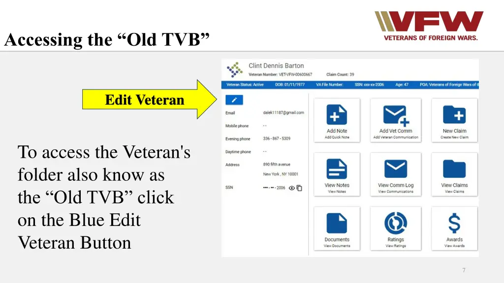 accessing the old tvb