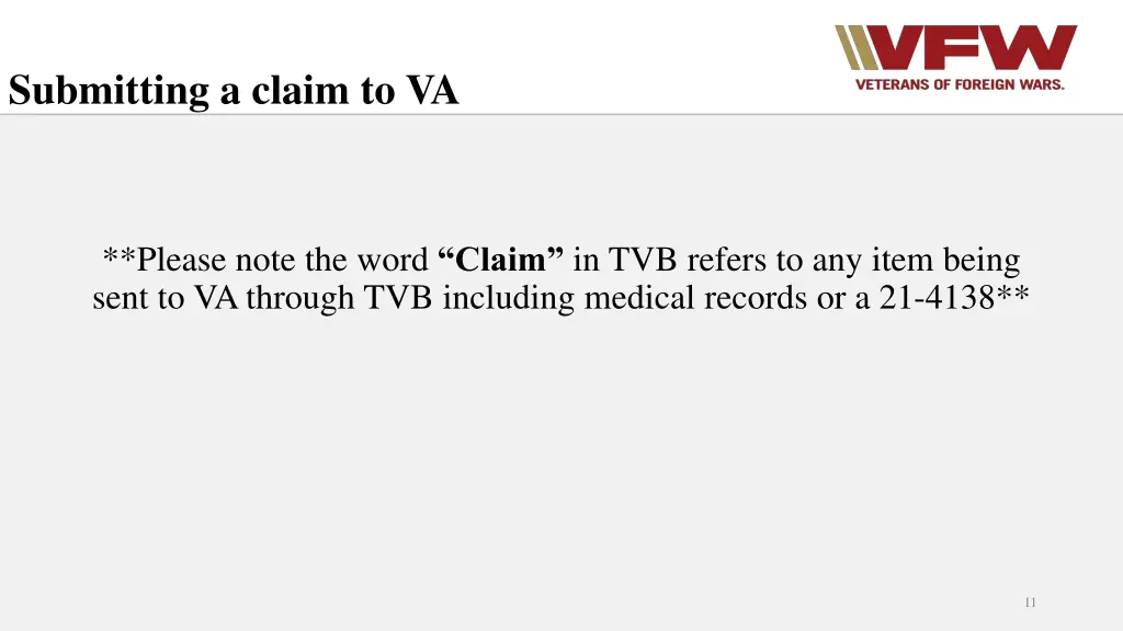 submitting a claim to va 1