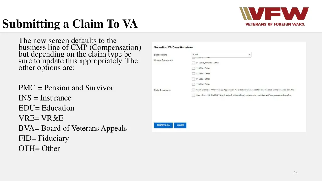 submitting a claim to va 4