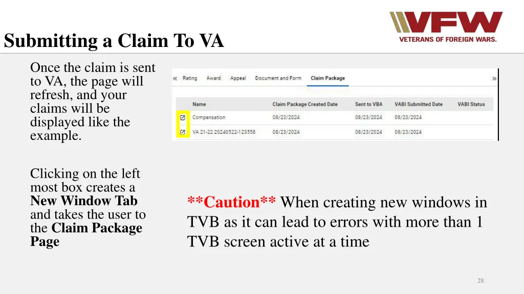 submitting a claim to va 5