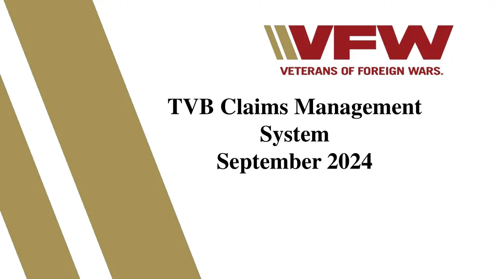 tvb claims management system september 2024