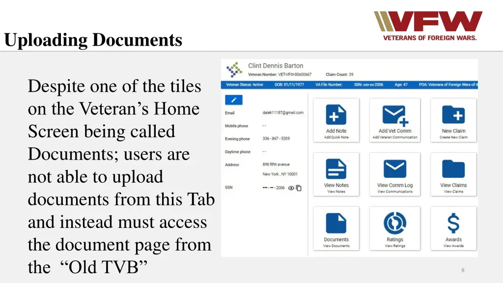 uploading documents