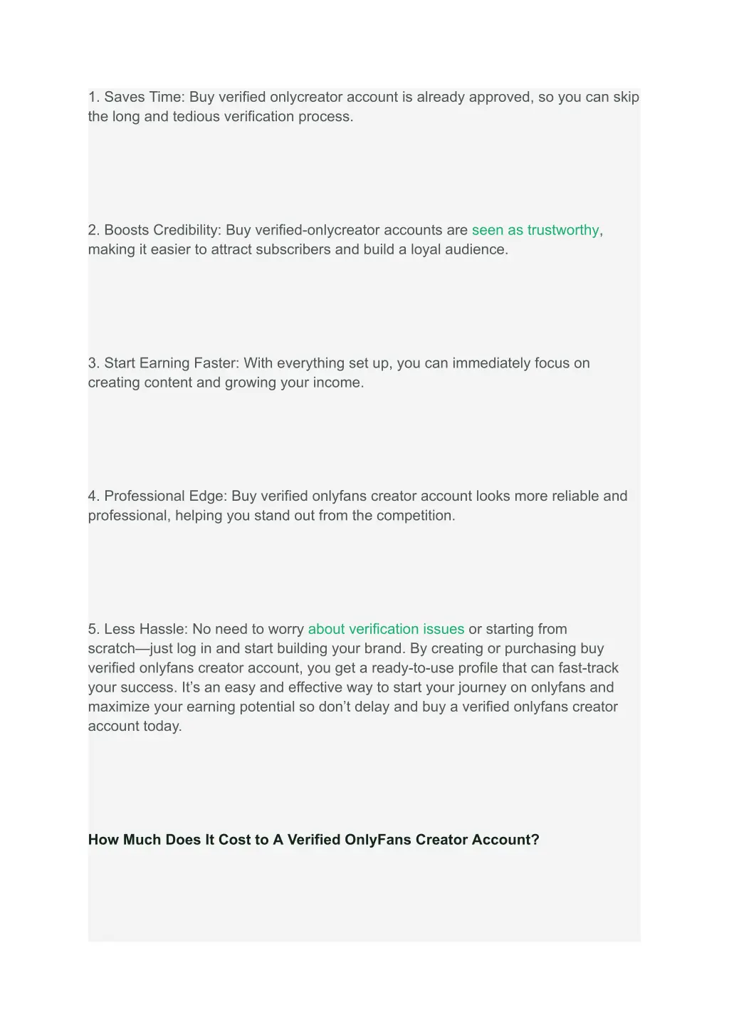 1 saves time buy verified onlycreator account