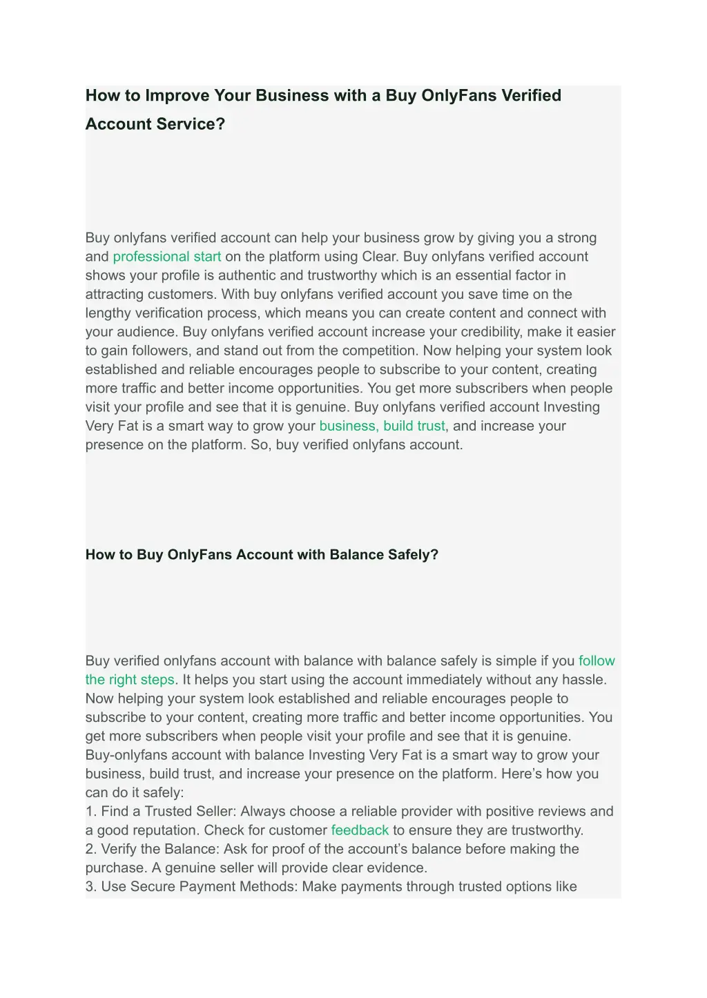 how to improve your business with a buy onlyfans