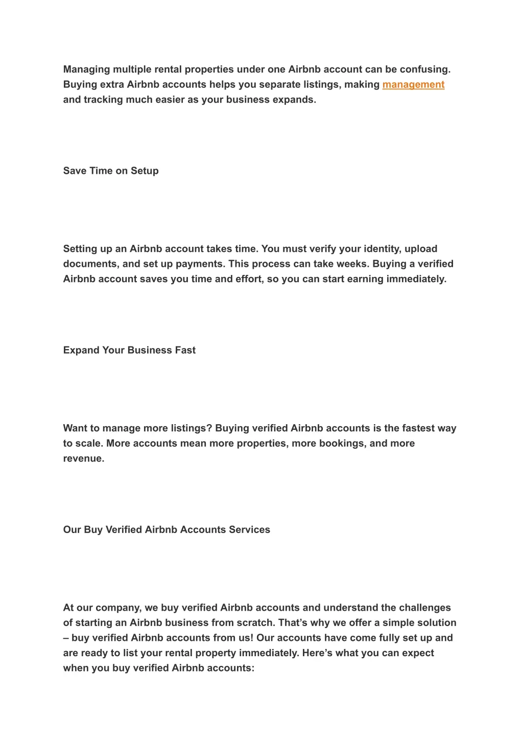 managing multiple rental properties under