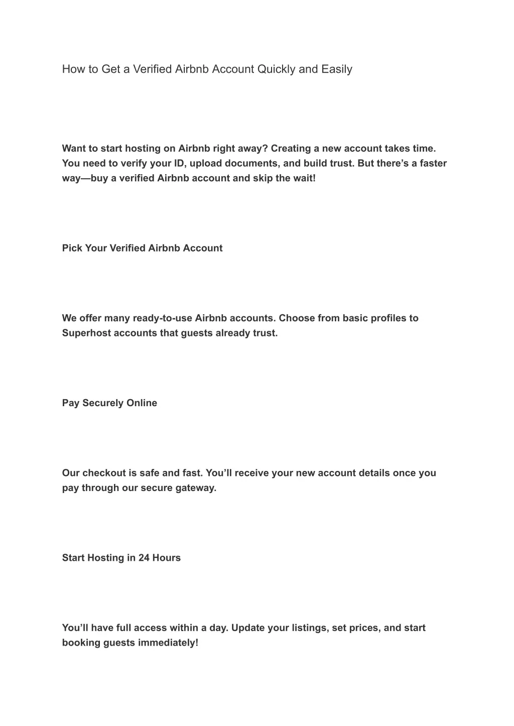 how to get a verified airbnb account quickly