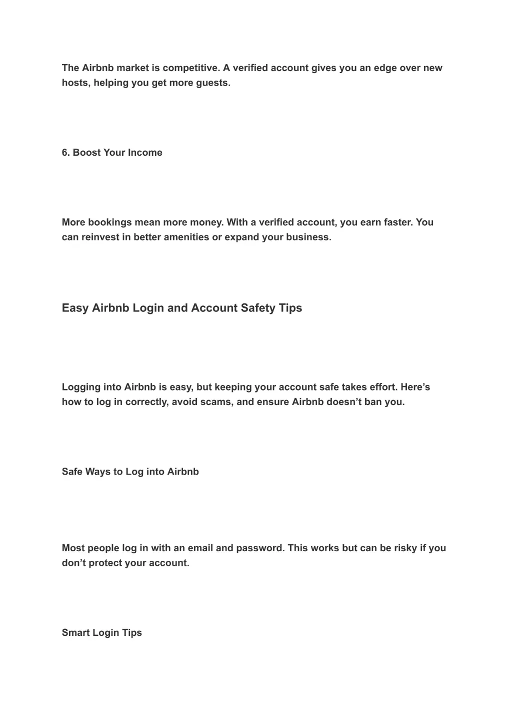 the airbnb market is competitive a verified