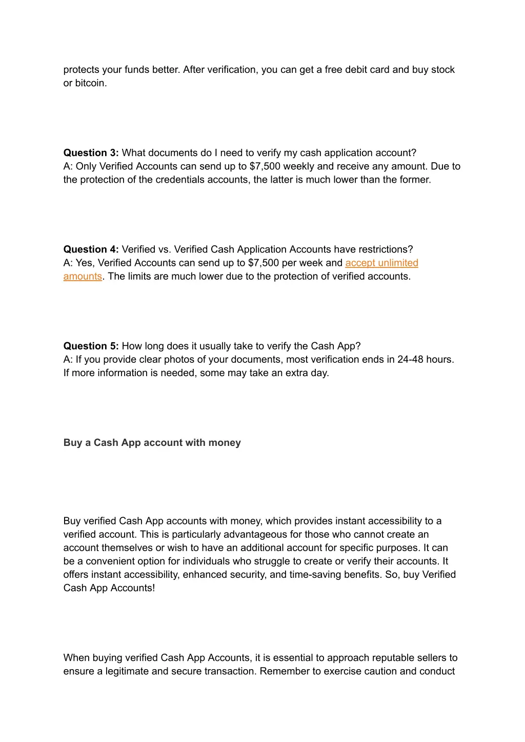 protects your funds better after verification