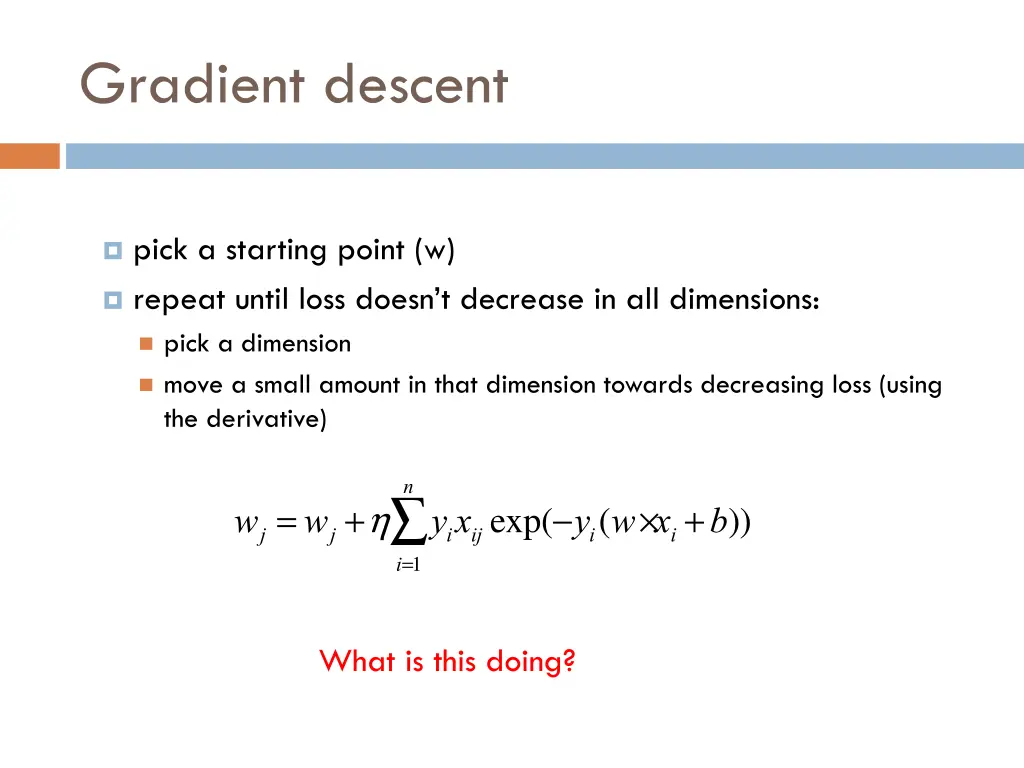 gradient descent