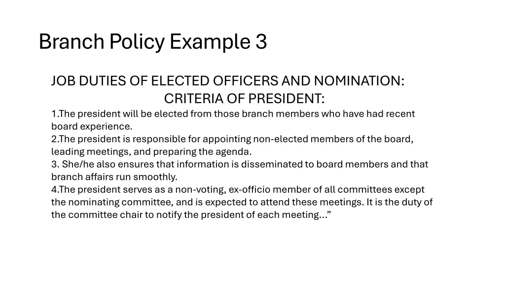 branch policy example 3