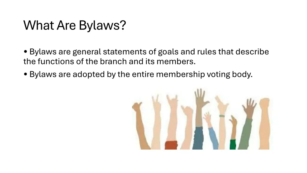 what are bylaws