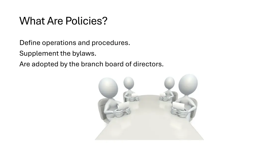 what are policies