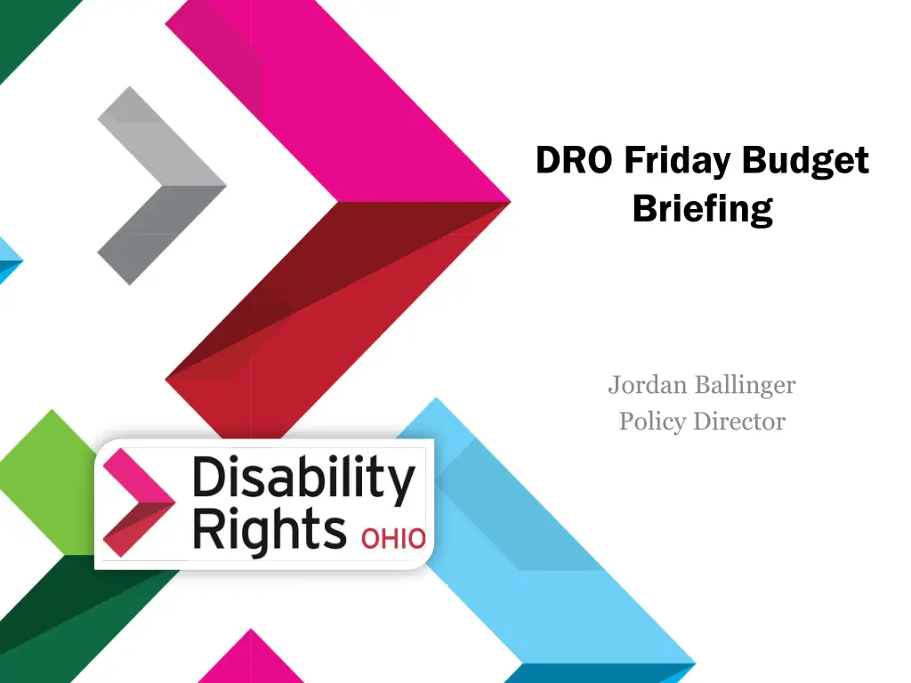 dro friday budget briefing