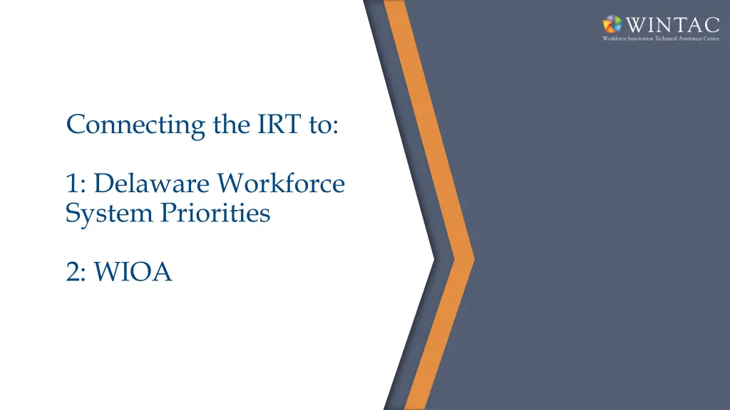 connecting the irt to