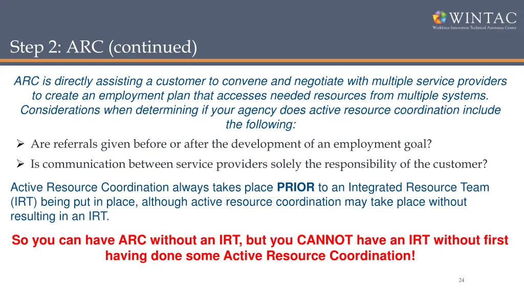 step 2 arc continued