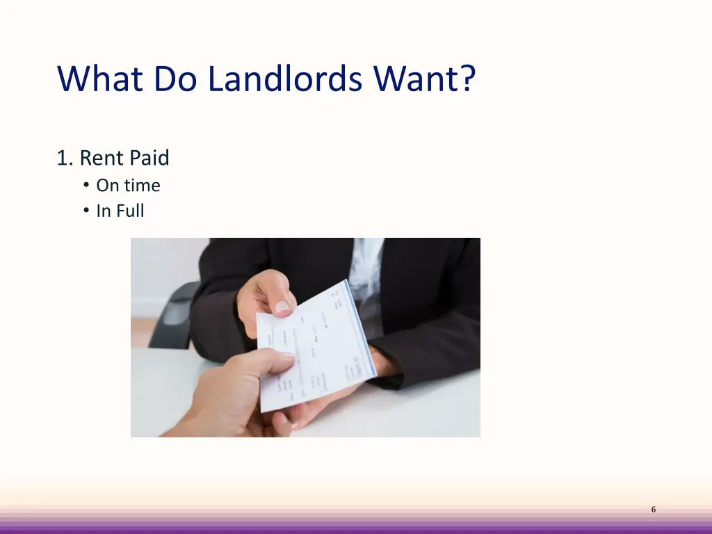what do landlords want 1