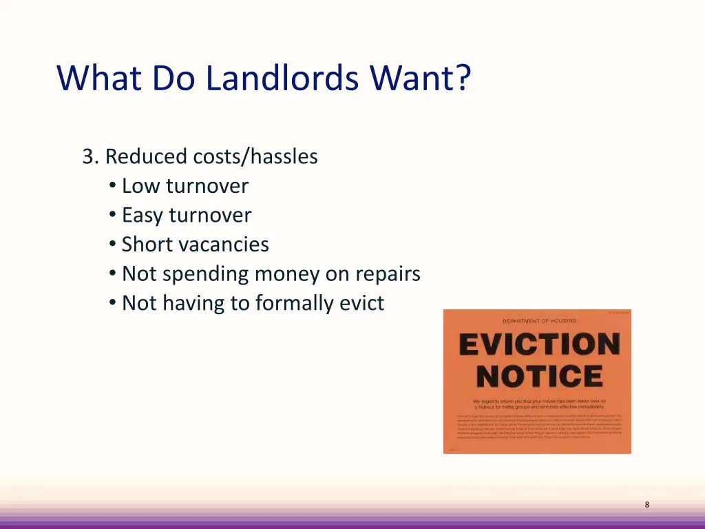 what do landlords want 3