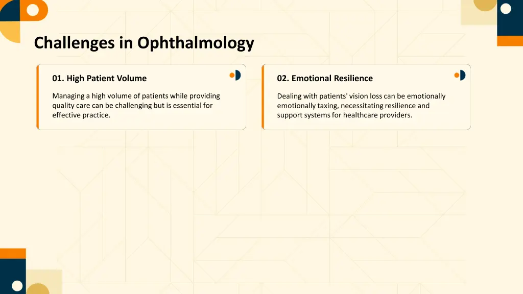 challenges in ophthalmology