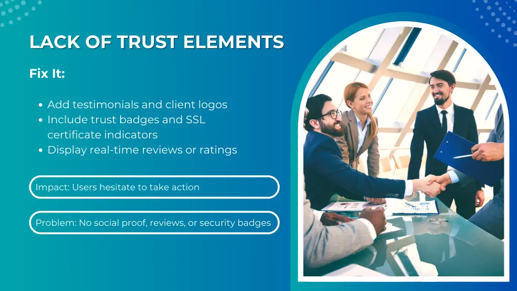 lack of trust elements lack of trust elements