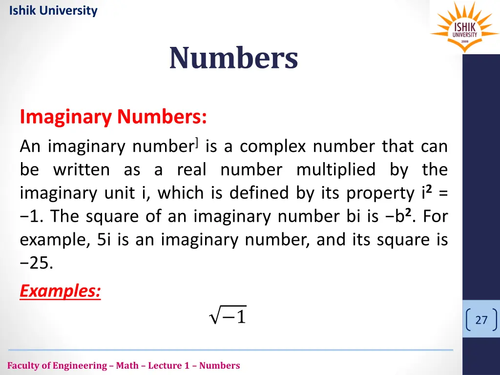 ishik university 25