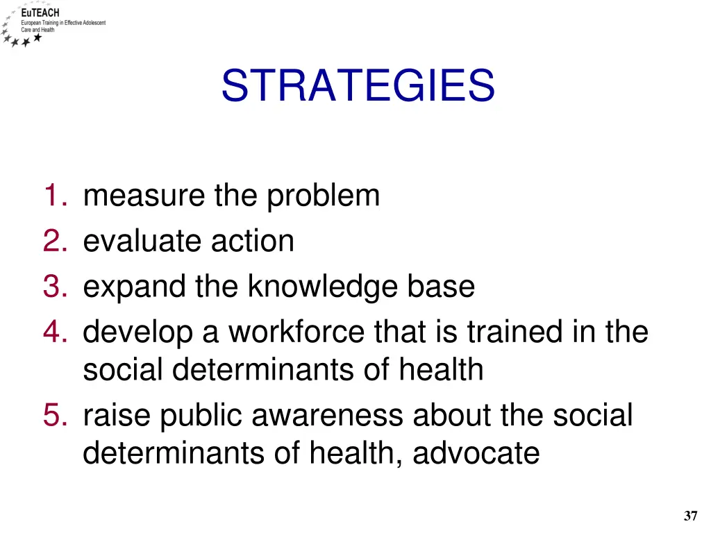 strategies
