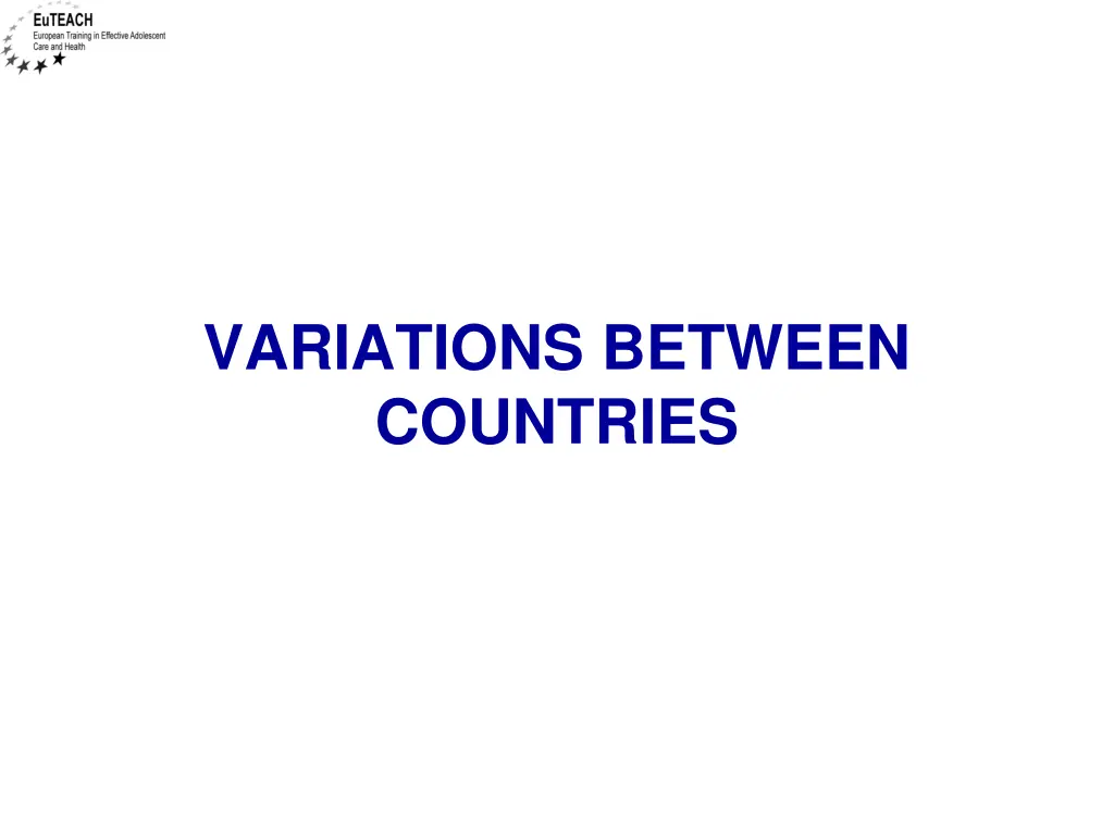 variations between countries