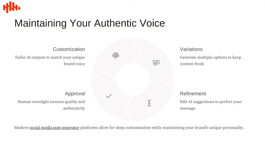 maintaining your authentic voice