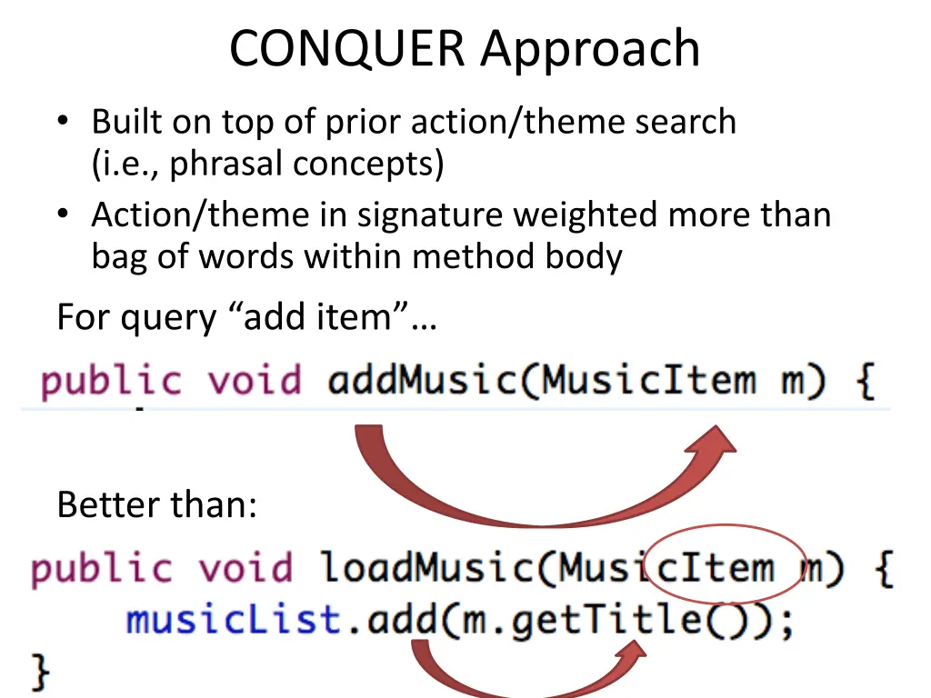 conquer approach built on top of prior action
