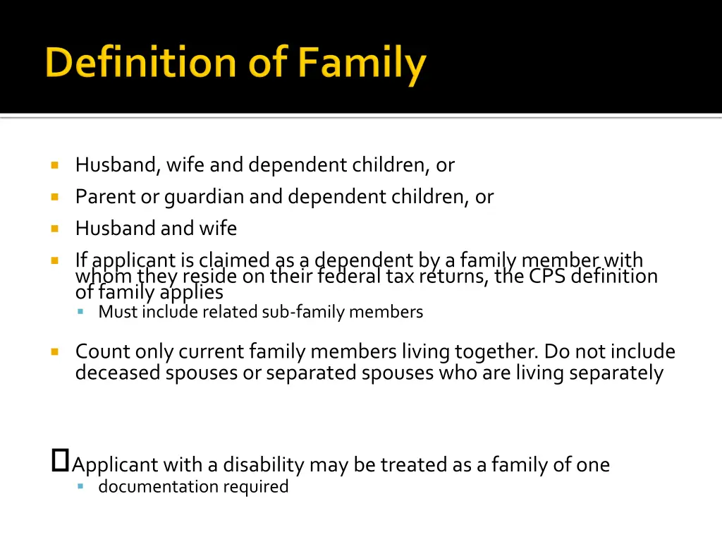husband wife and dependent children or