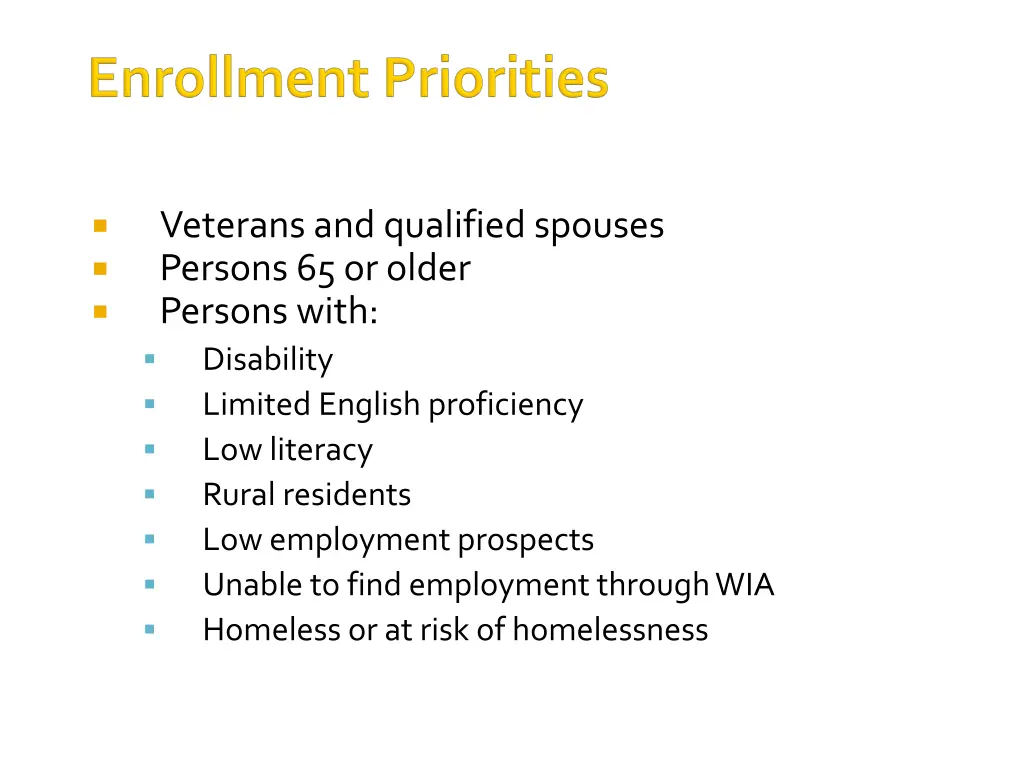 veterans and qualified spouses persons