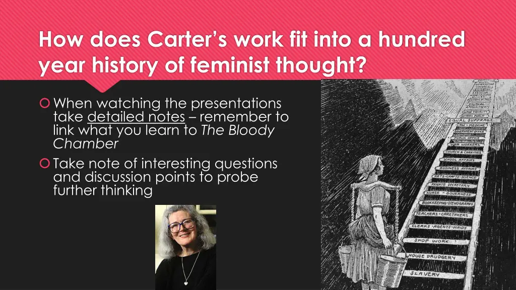 how does carter s work fit into a hundred year