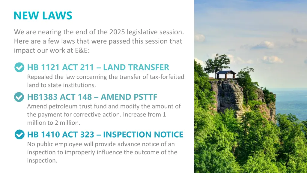 new laws