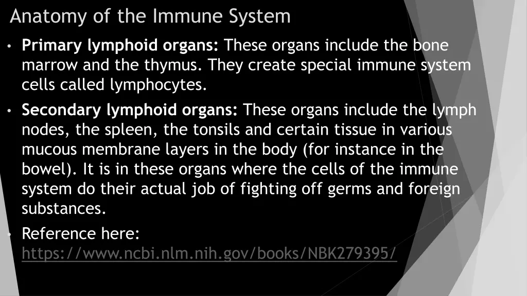 anatomy of the immune system