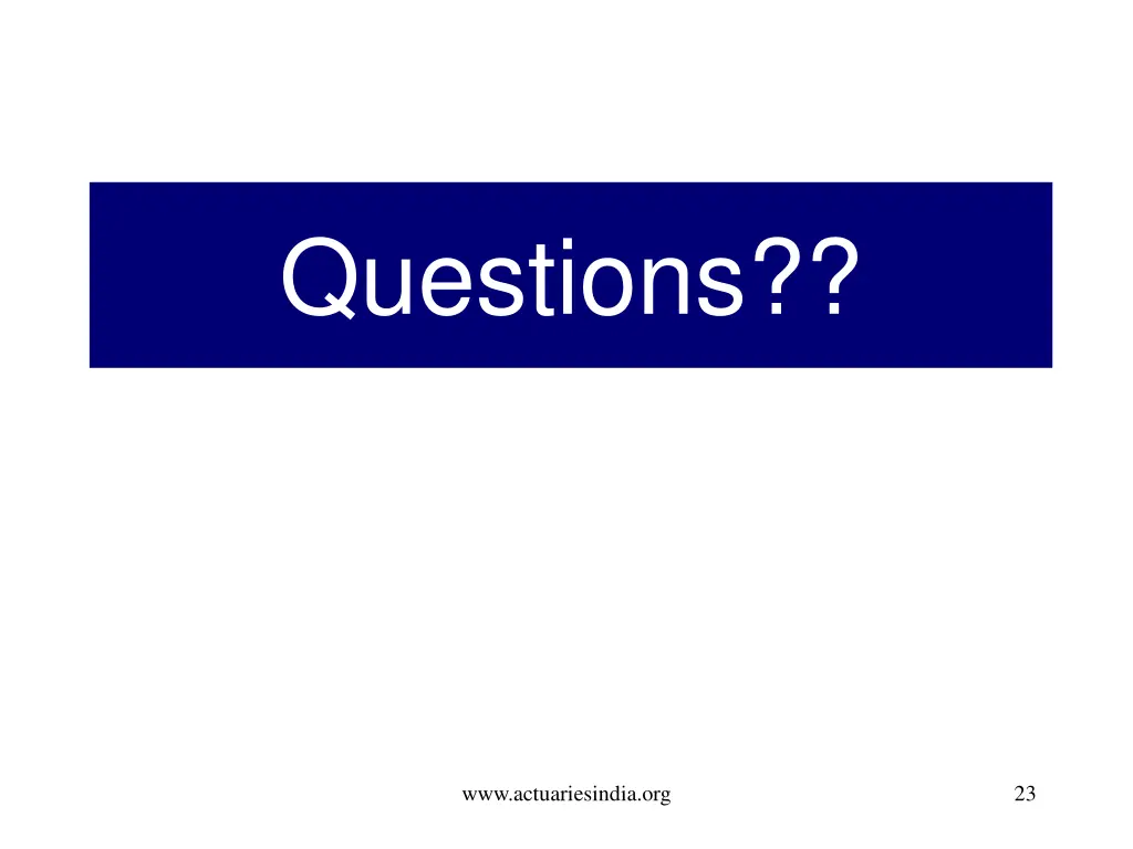 questions