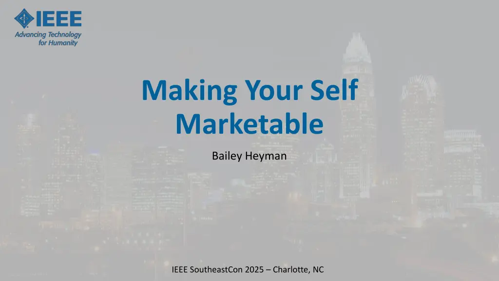 making your self marketable
