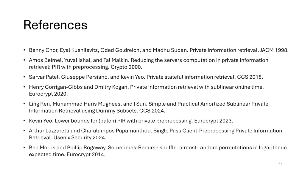 references