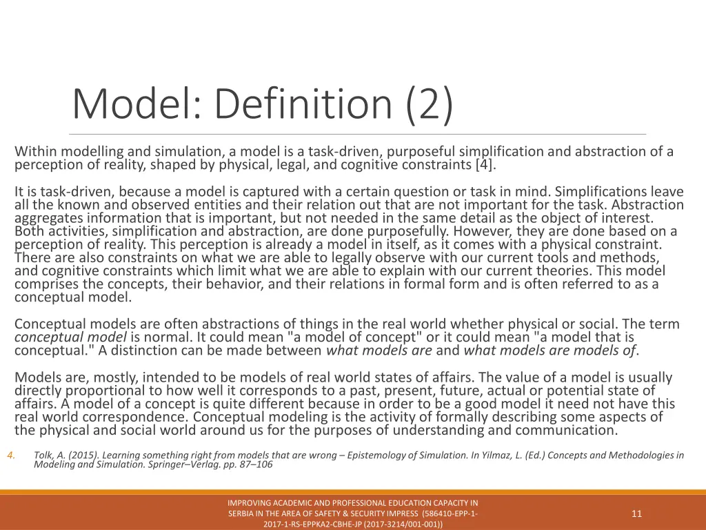model definition 2