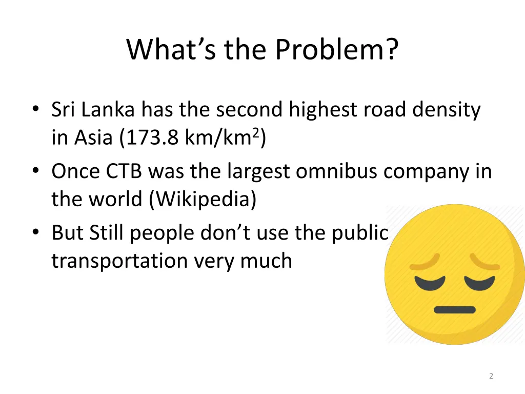 what s the problem