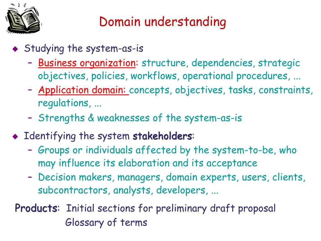 domain understanding