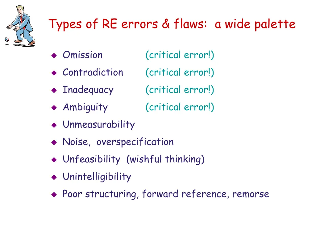 types of re errors flaws a wide palette